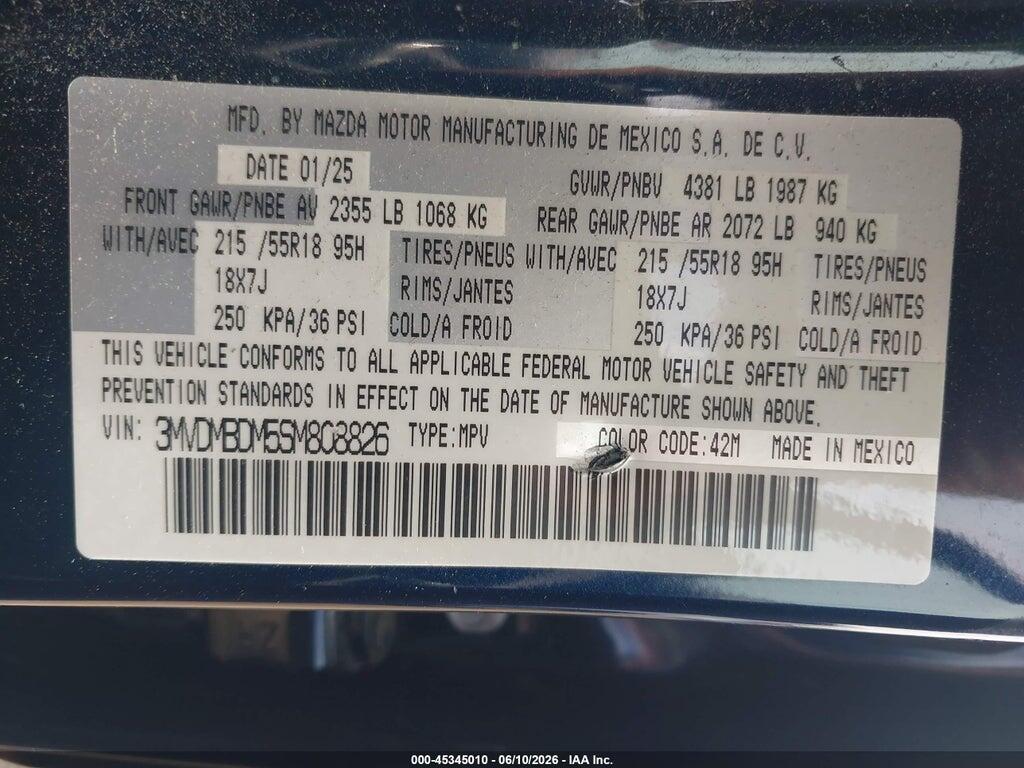 3MVDMBDM5SM808826 2025 MAZDA CX-30 photo no. 9