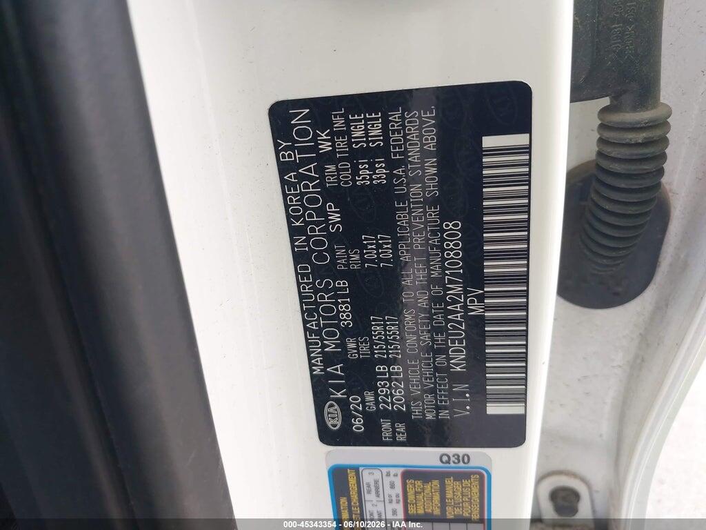 KNDEU2AA2M7108808 2021 KIA SELTOS photo no. 9