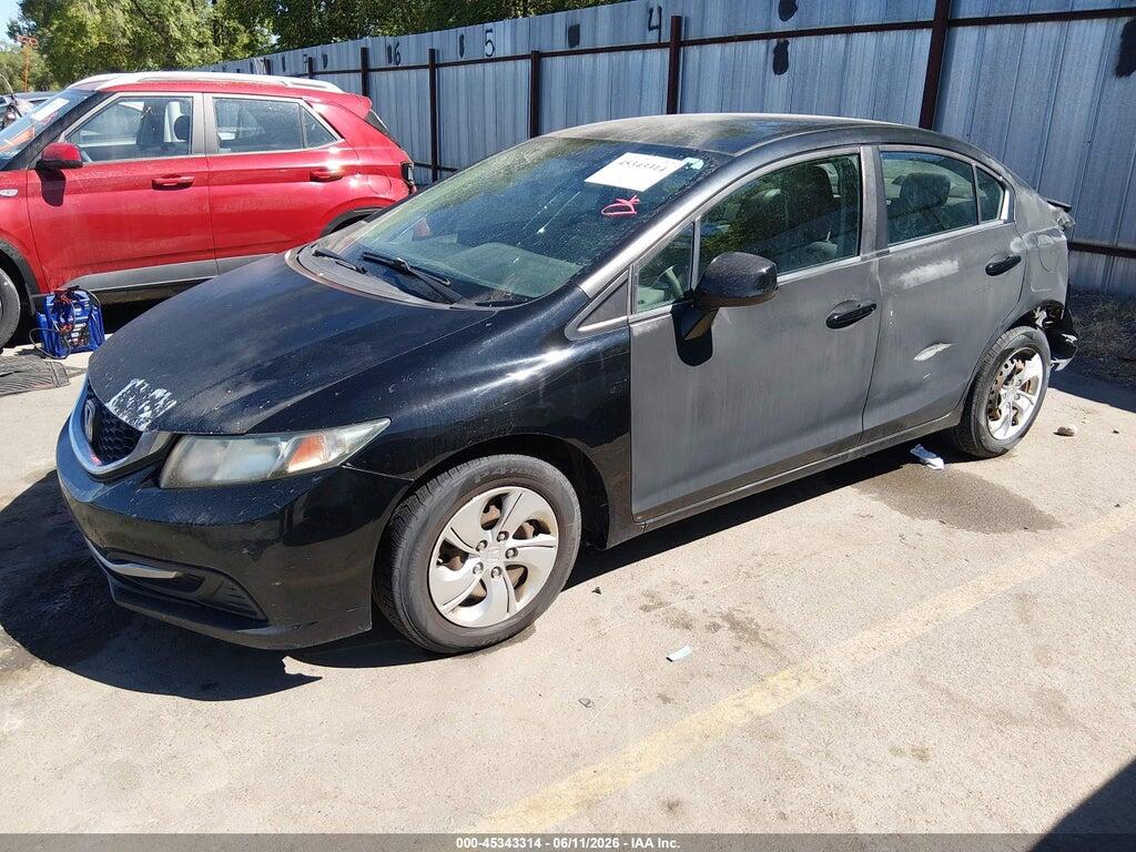 19XFB2F53DE007539 2013 HONDA CIVIC photo no. 2