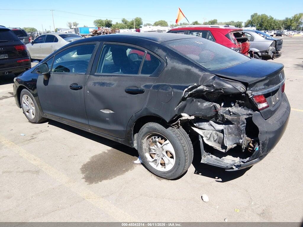 19XFB2F53DE007539 2013 HONDA CIVIC photo no. 3