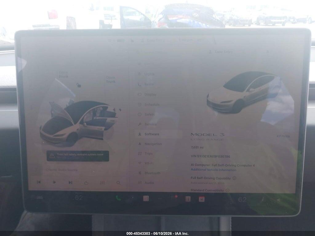 5YJ3E1EA0SF030786 2025 TESLA MODEL 3 photo no. 7