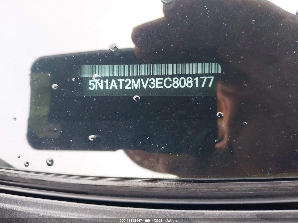 5N1AT2MV3EC808177 2014 NISSAN ROGUE photo no. 9