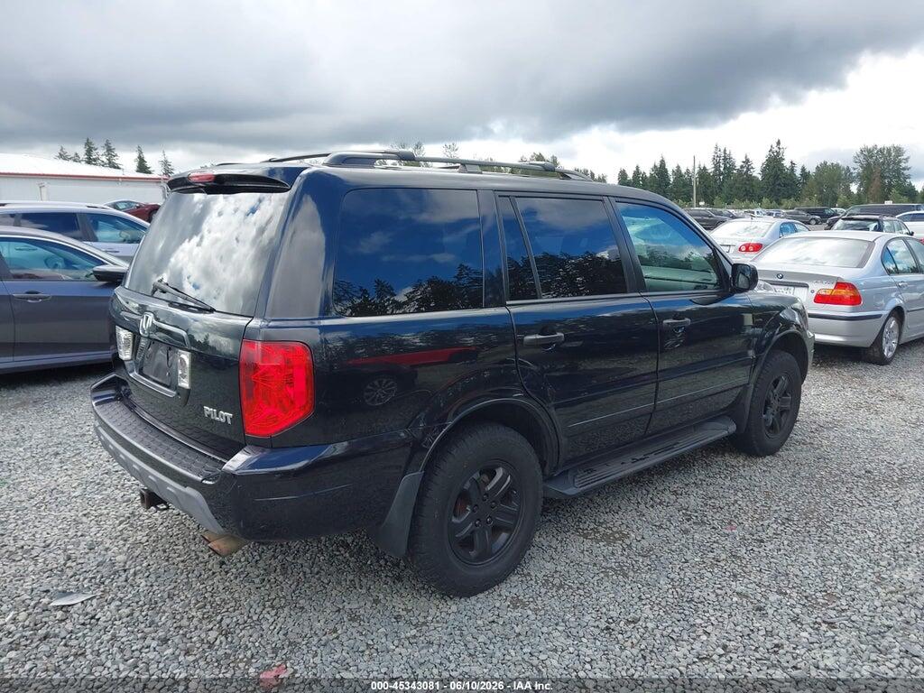 2HKYF18595H502880 2005 HONDA PILOT photo no. 4