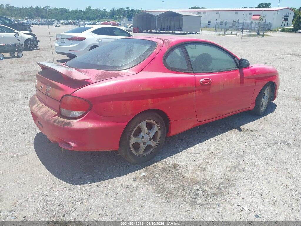 KMHJG25F71U244971 2001 HYUNDAI TIBURON photo no. 4