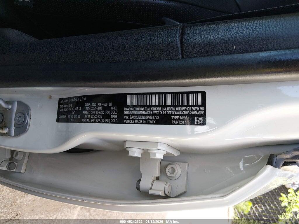 ZACCJBDB0JPH81762 2018 JEEP RENEGADE photo no. 9