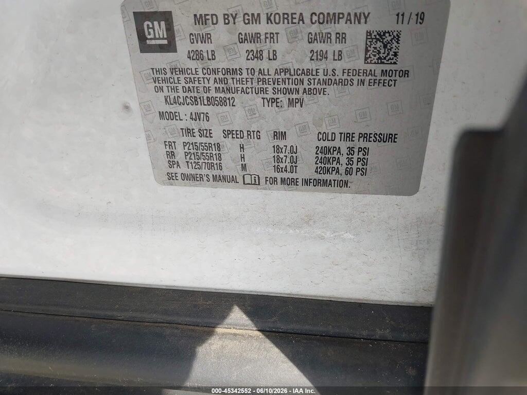 KL4CJCSB1LB058812 2020 BUICK ENCORE photo no. 9