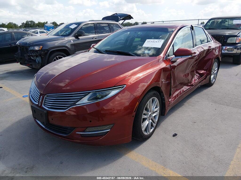 3LN6L2LU5ER822713 2014 LINCOLN MKZ HYBRID photo no. 2