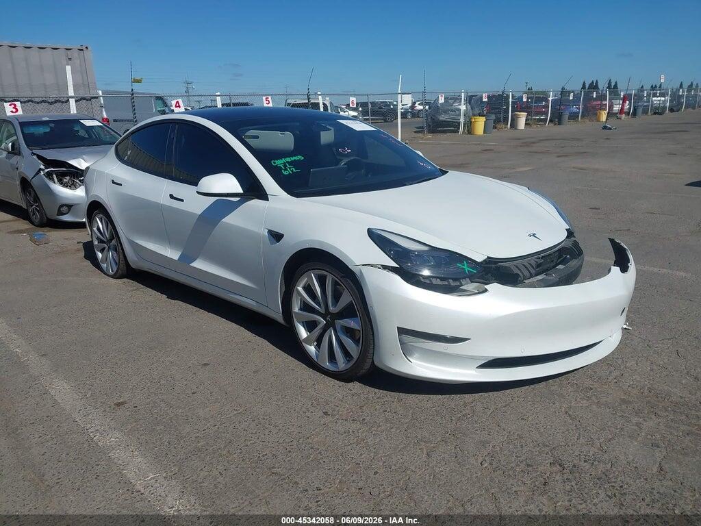 5YJ3E1EA3NF241453 2022 TESLA MODEL 3 photo no. 1
