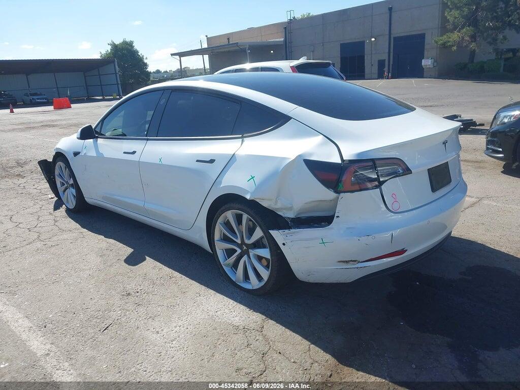 5YJ3E1EA3NF241453 2022 TESLA MODEL 3 photo no. 3