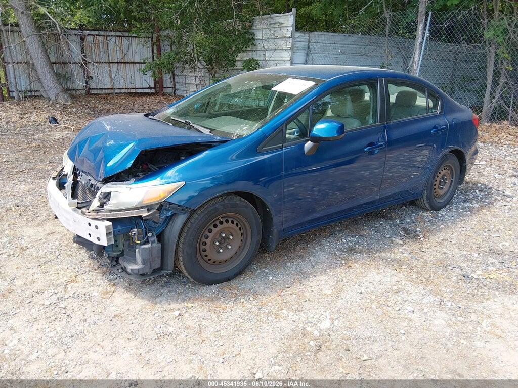 2HGFB2F51CH546665 2012 HONDA CIVIC photo no. 2