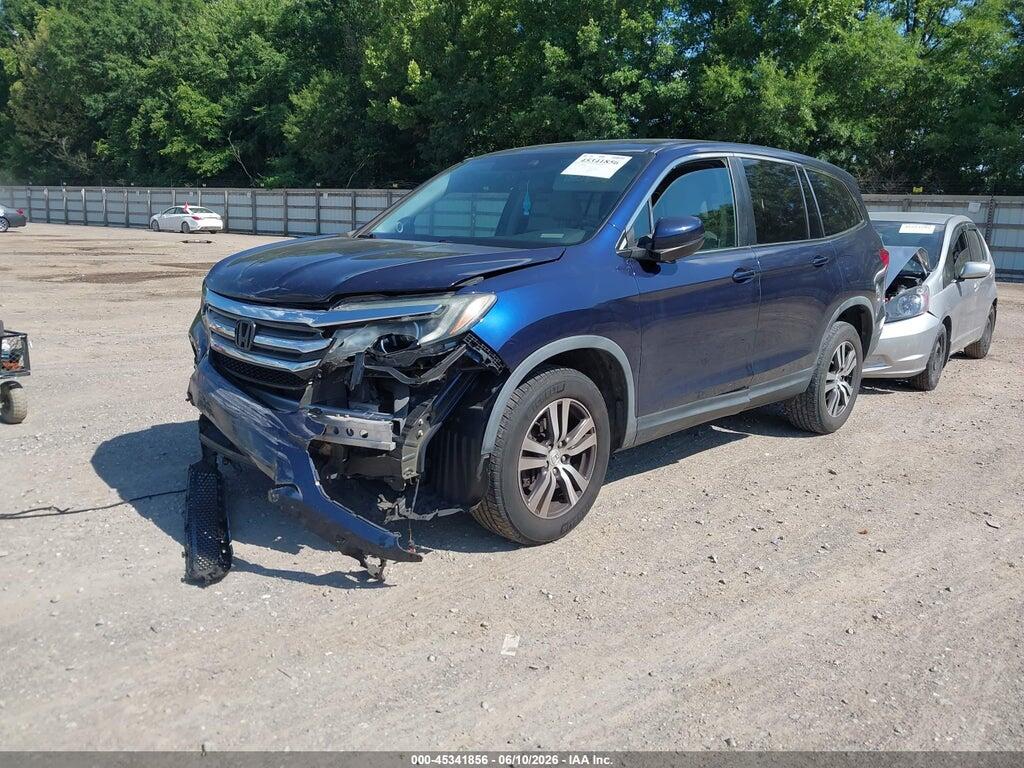 5FNYF6H3XGB013496 2016 HONDA PILOT photo no. 2