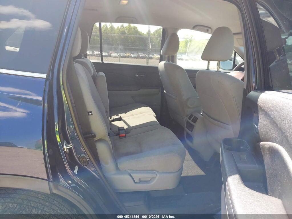 5FNYF6H3XGB013496 2016 HONDA PILOT photo no. 8