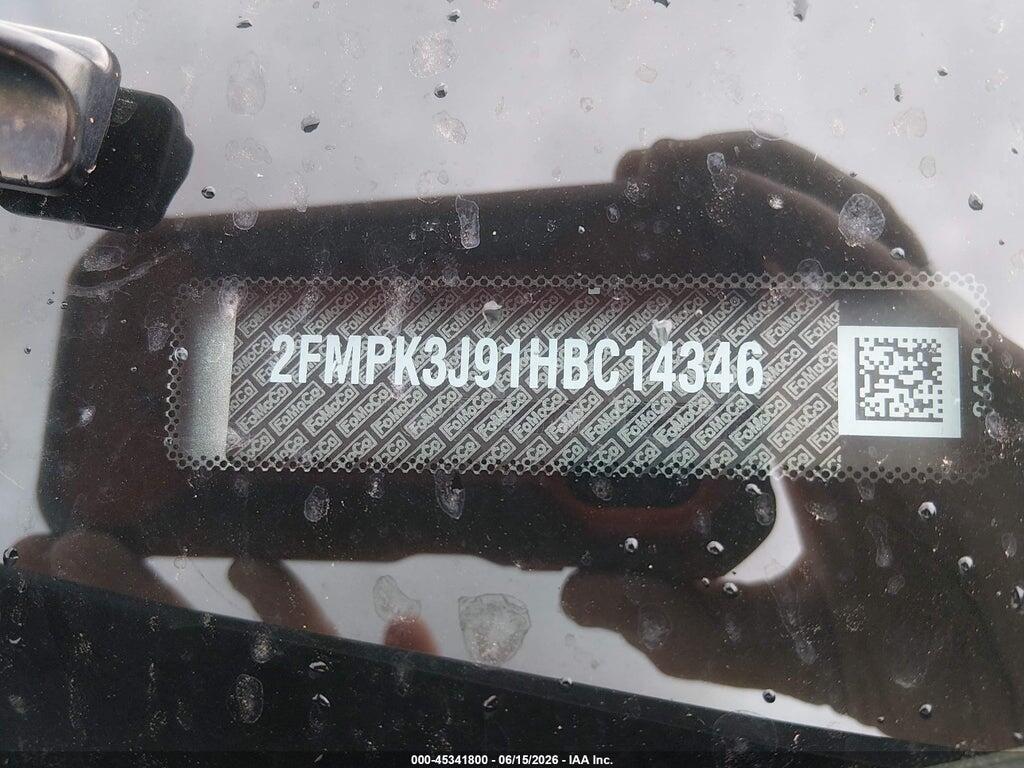 2FMPK3J91HBC14346 2017 FORD EDGE photo no. 9