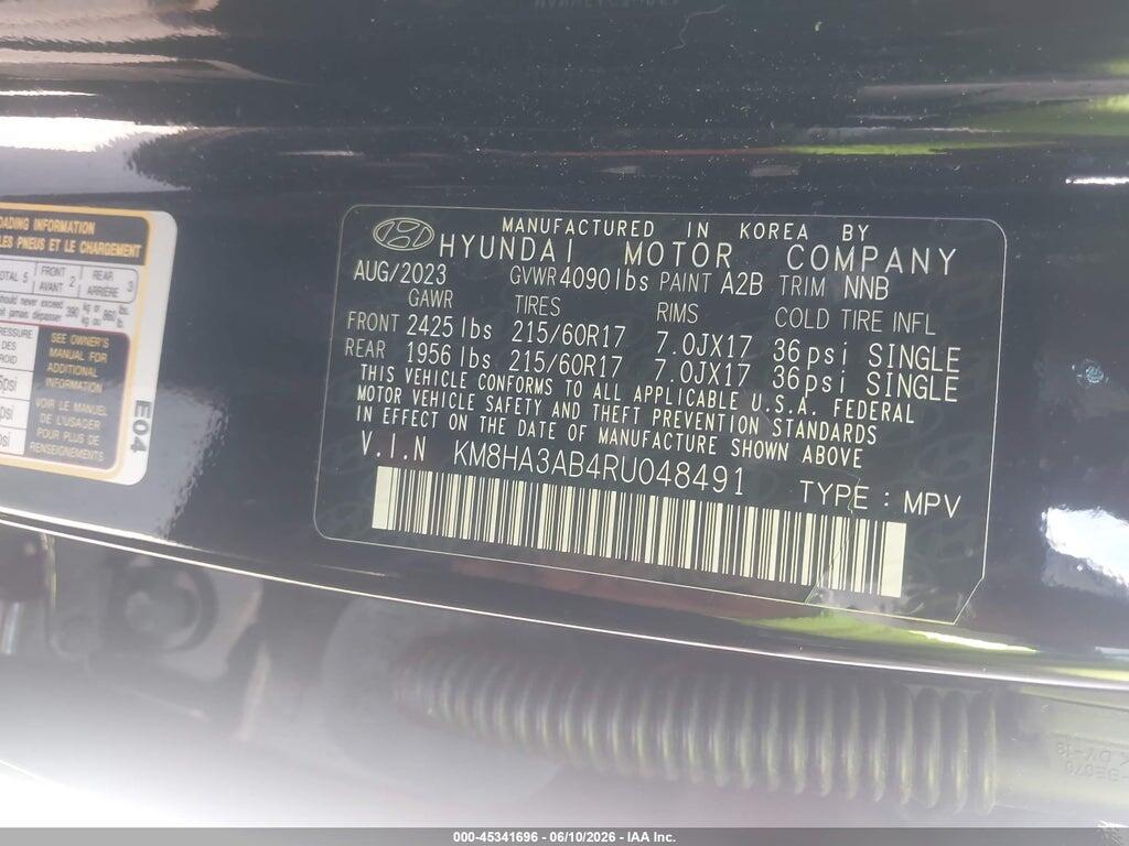 KM8HA3AB4RU048491 2024 HYUNDAI KONA photo no. 9