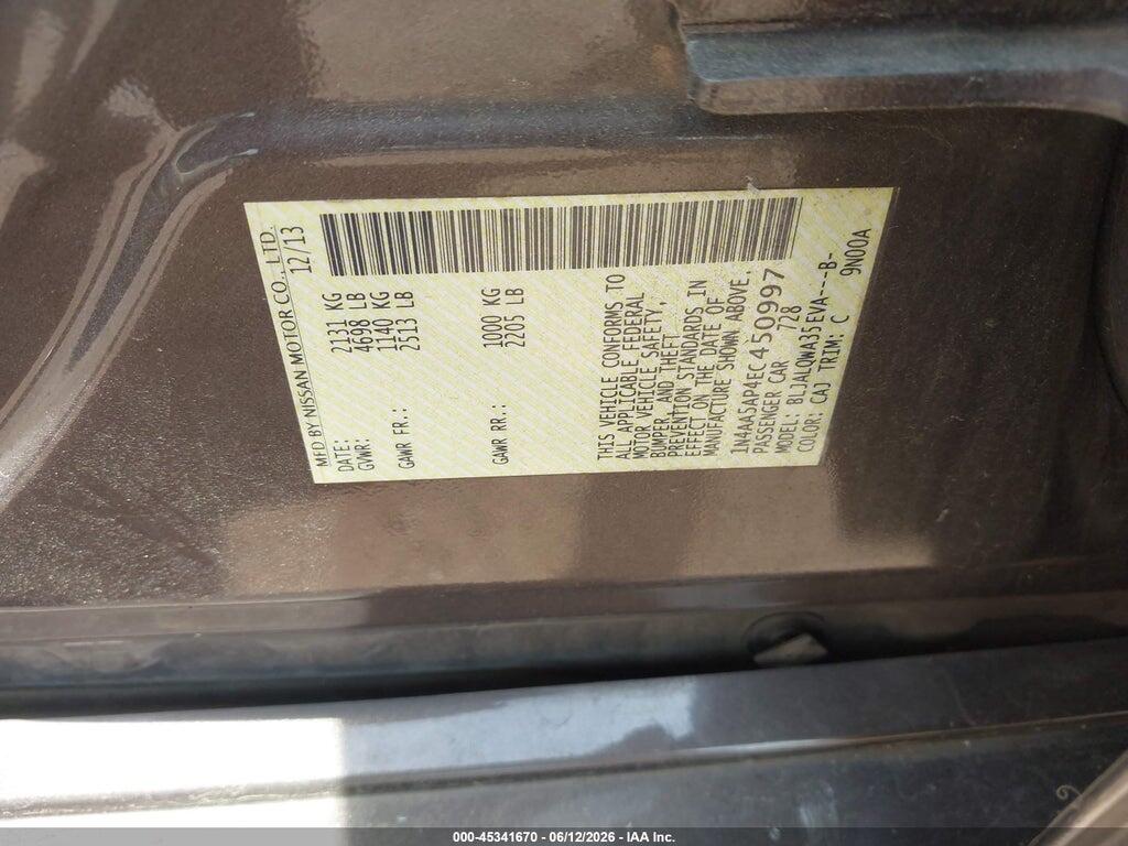1N4AA5AP4EC450997 2014 NISSAN MAXIMA photo no. 9