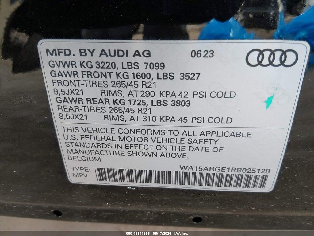 WA15ABGE1RB025128 2024 AUDI Q8 E-TRON photo no. 9