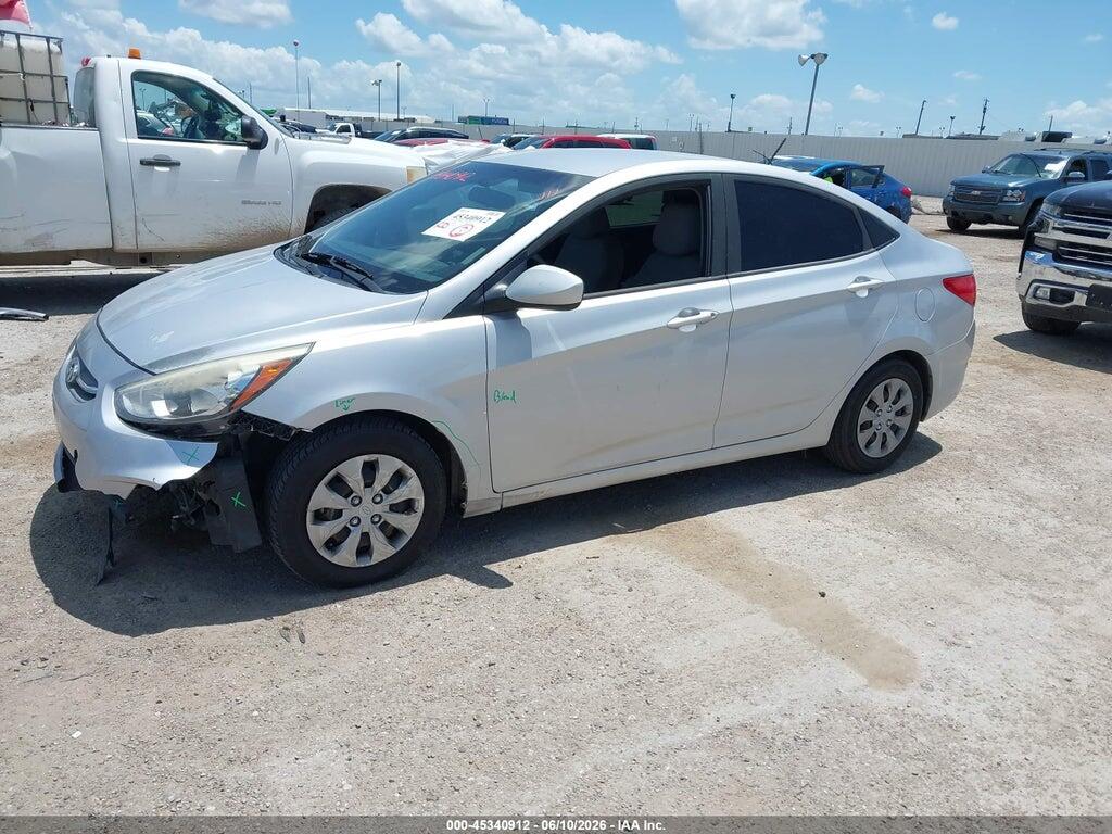 KMHCT4AE0GU090478 2016 HYUNDAI ACCENT photo no. 2