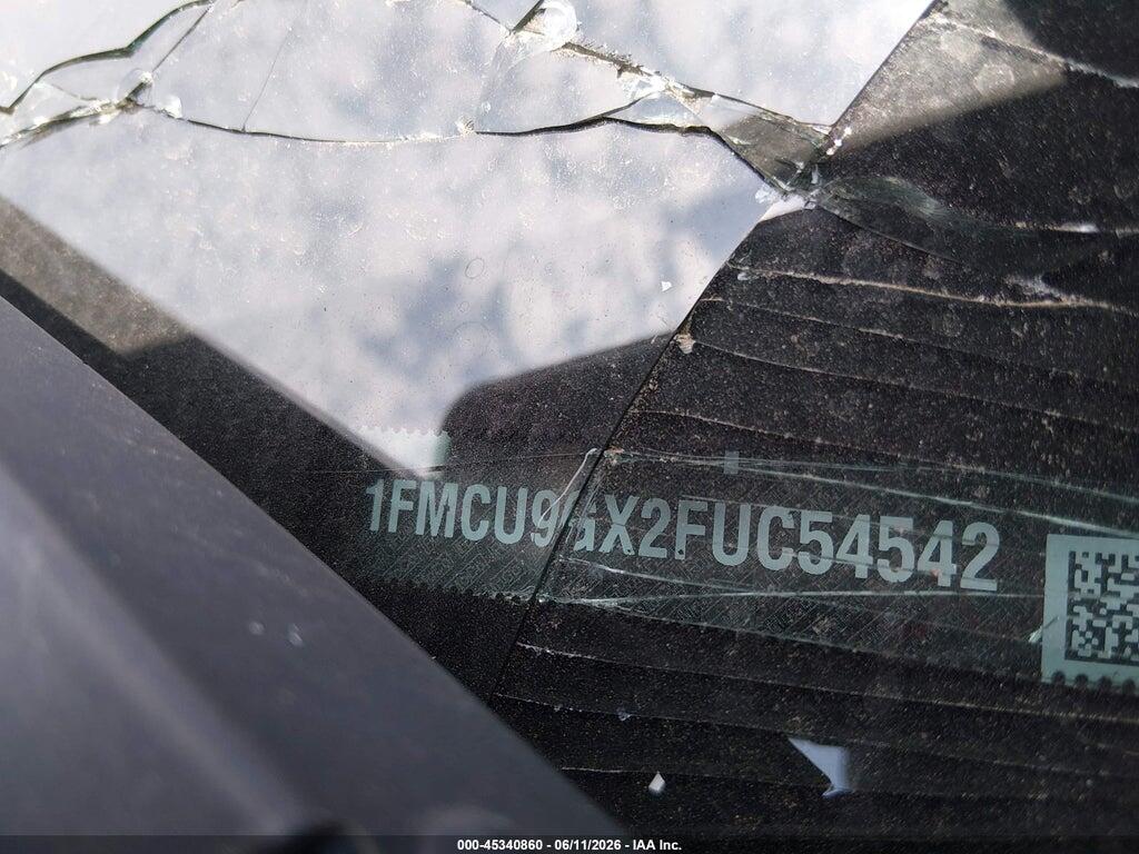 1FMCU9GX2FUC54542 2015 FORD ESCAPE photo no. 9