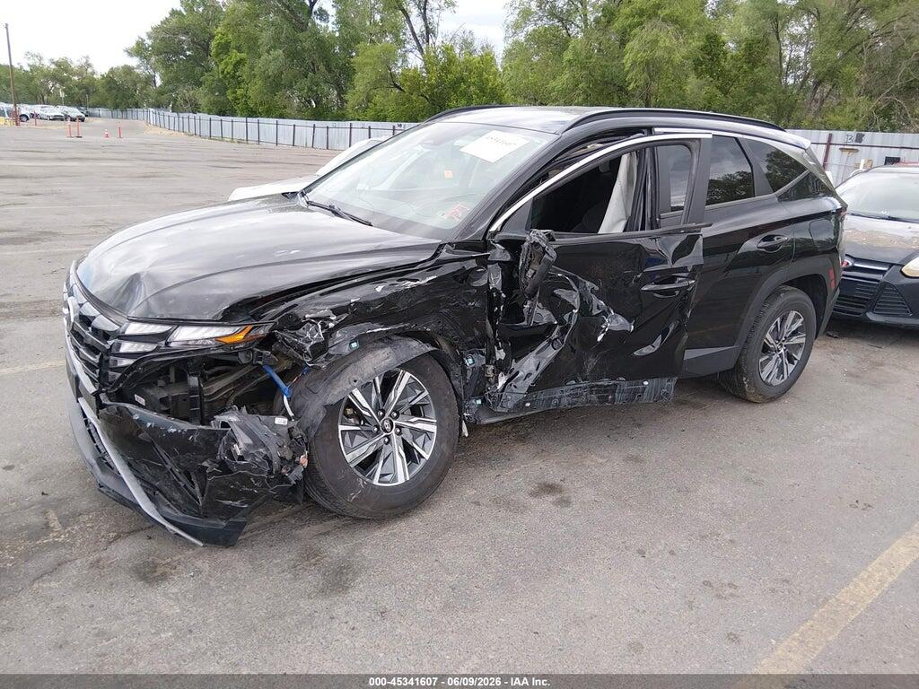 KM8JBCA13NU024280 2022 HYUNDAI TUCSON HYBRID photo no. 2