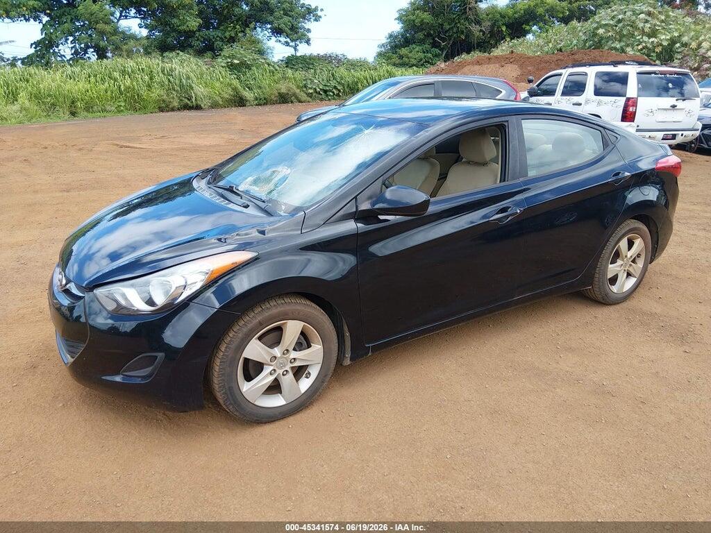 5NPDH4AEXBH000265 2011 HYUNDAI ELANTRA photo no. 2