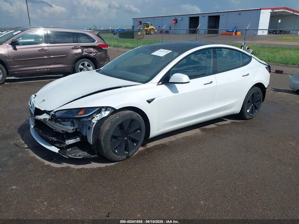 5YJ3E1EB3SF885328 2025 TESLA MODEL 3 photo no. 2