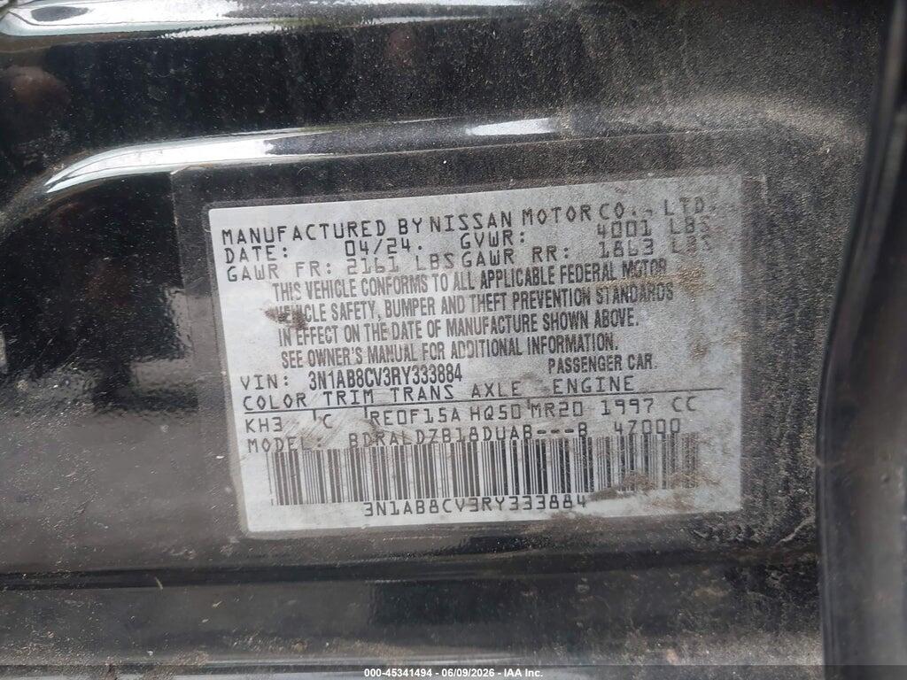 3N1AB8CV3RY333884 2024 NISSAN SENTRA photo no. 9