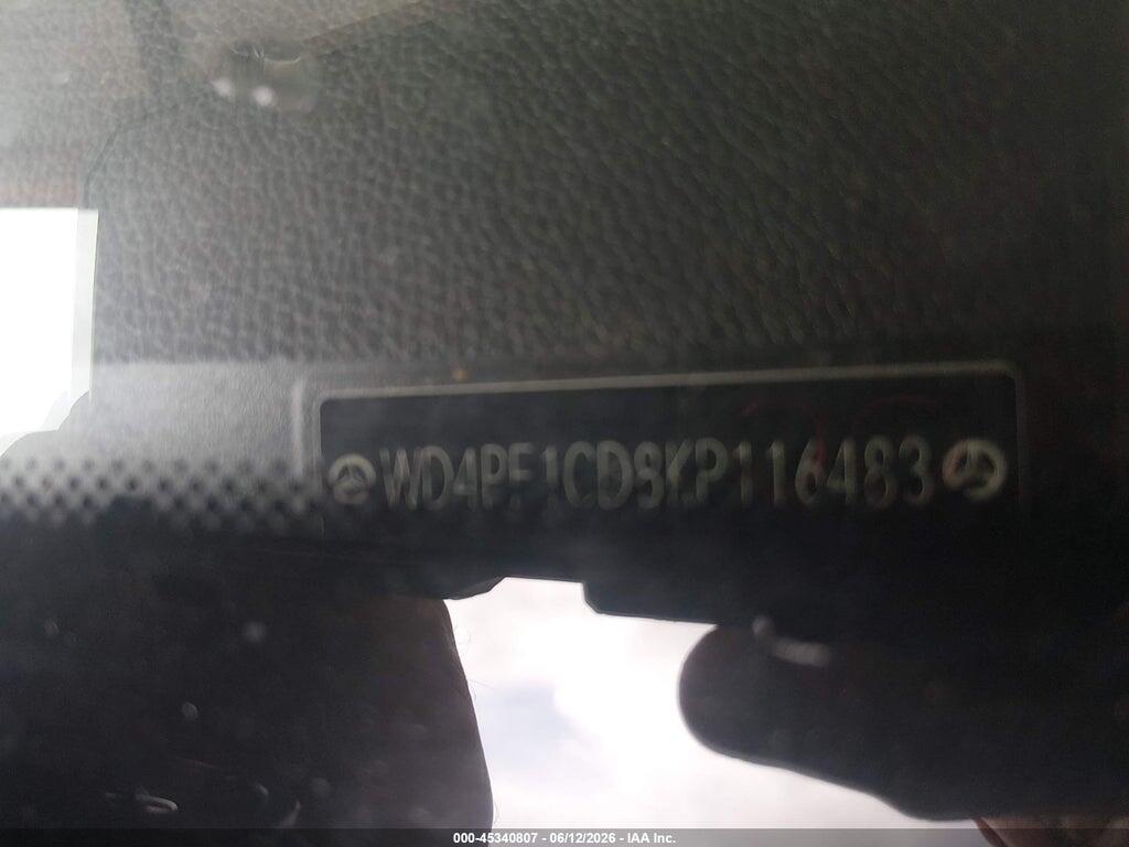 WD4PF1CD8KP116483 2019 MERCEDES-BENZ SPRINTER 2500 photo no. 9