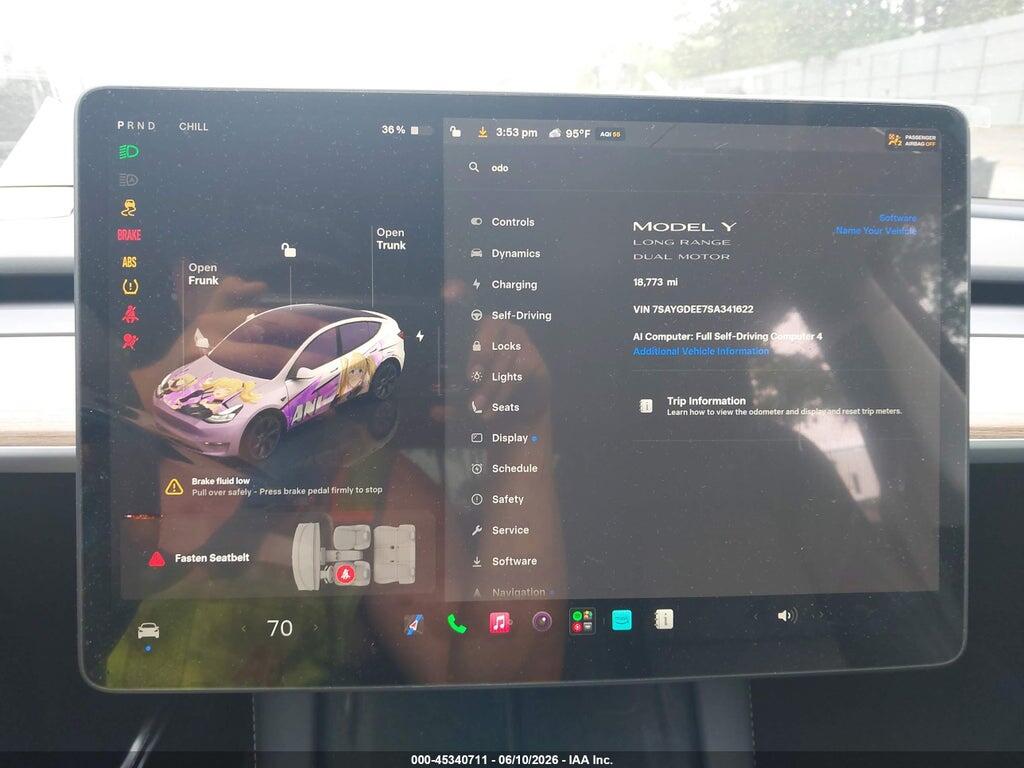 7SAYGDEE7SA341622 2025 TESLA MODEL Y photo no. 7