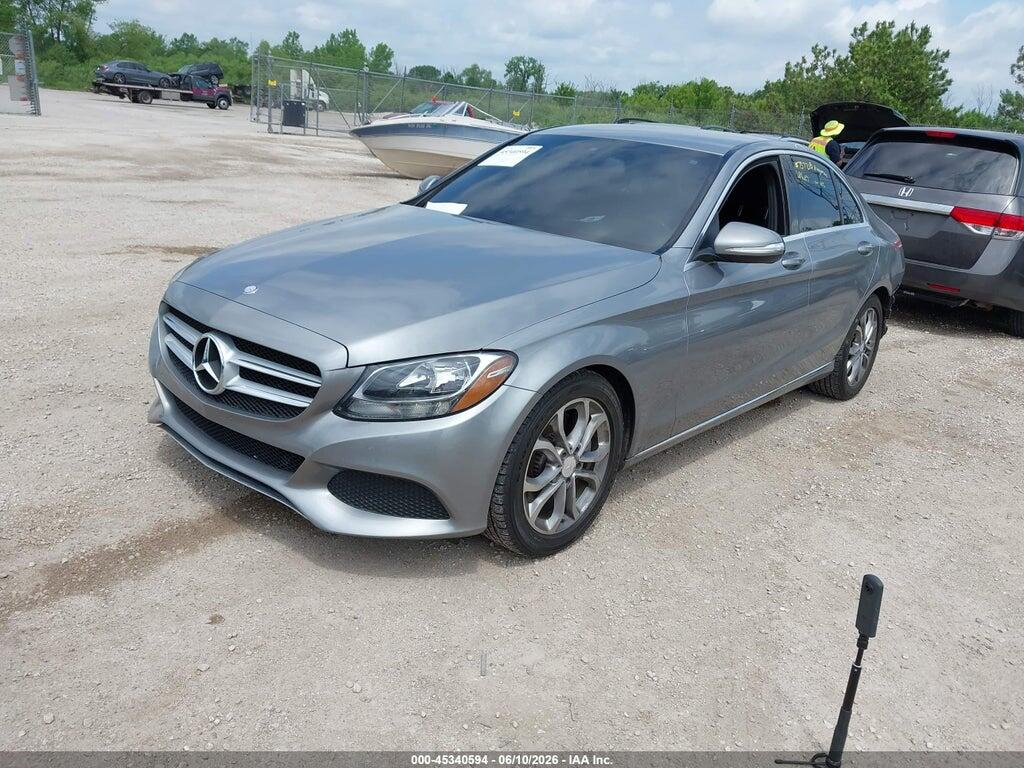 55SWF4JB3FU069693 2015 MERCEDES-BENZ C 300 photo no. 2