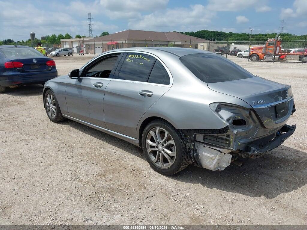 55SWF4JB3FU069693 2015 MERCEDES-BENZ C 300 photo no. 3