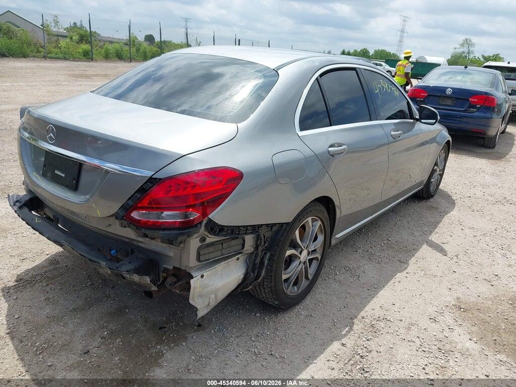 55SWF4JB3FU069693 2015 MERCEDES-BENZ C 300 photo no. 4