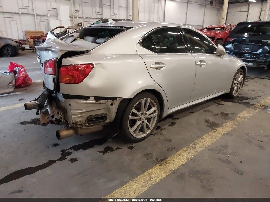 JTHBK262182079717 2008 LEXUS IS 250 photo no. 4