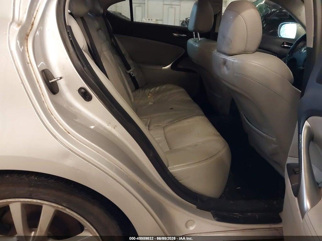 JTHBK262182079717 2008 LEXUS IS 250 photo no. 8