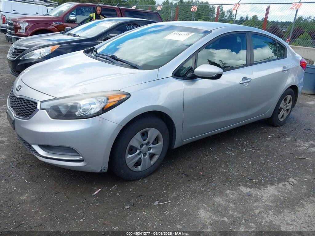 KNAFK4A66E5214383 2014 KIA FORTE photo no. 2