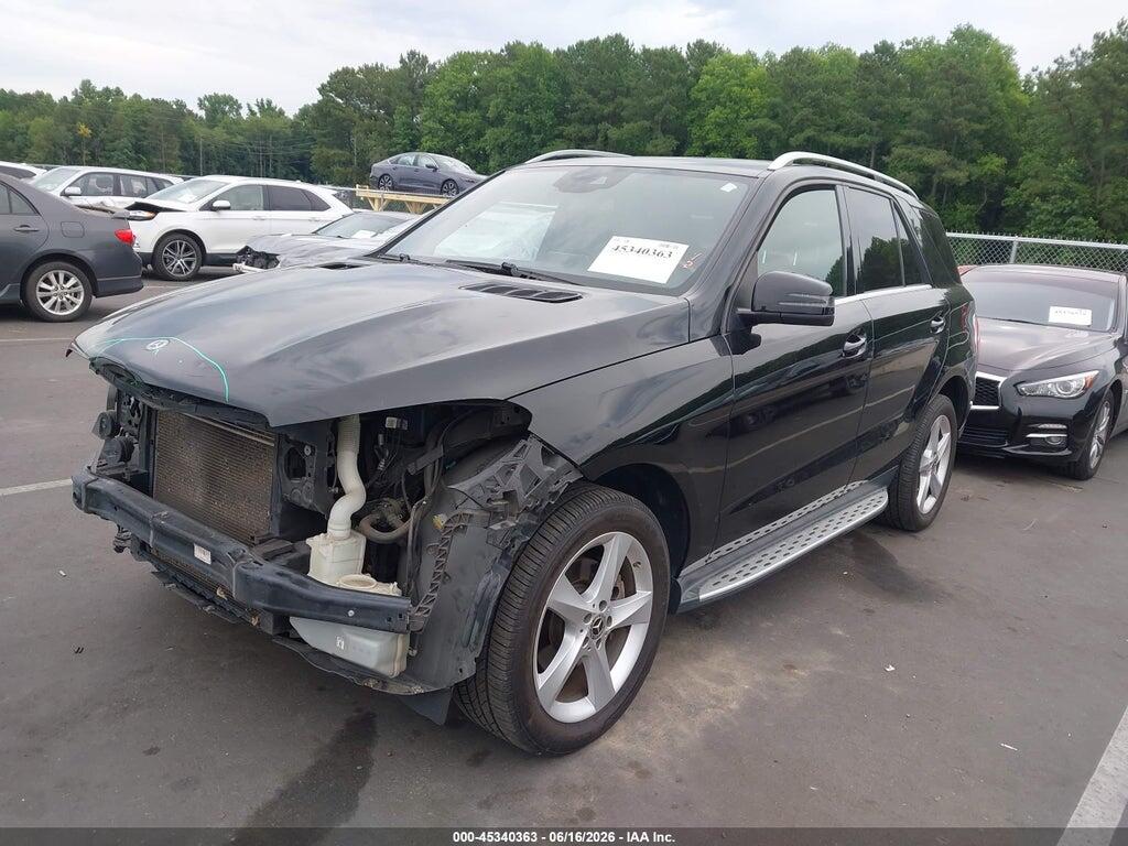 4JGDA5HB7JB079153 2018 MERCEDES-BENZ GLE 350 photo no. 2