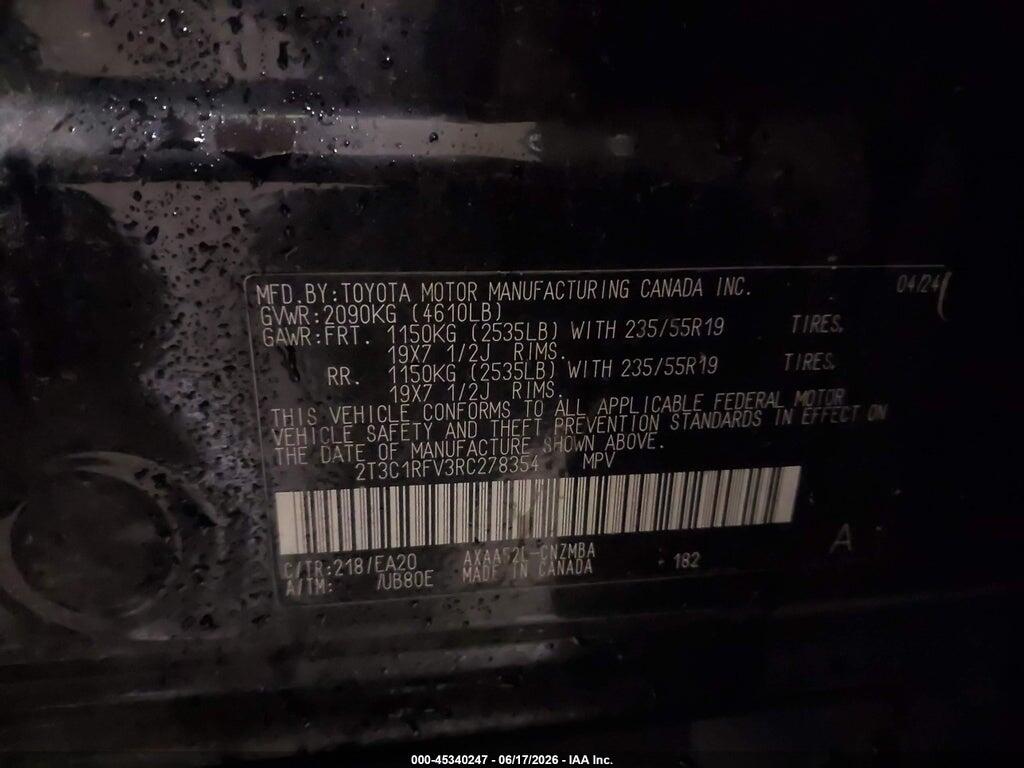 2T3C1RFV3RC278354 2024 TOYOTA RAV4 photo no. 9