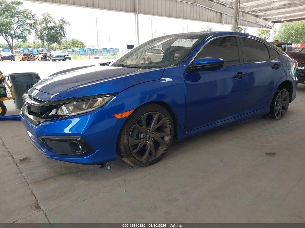2HGFC2F89LH505028 2020 HONDA CIVIC photo no. 2