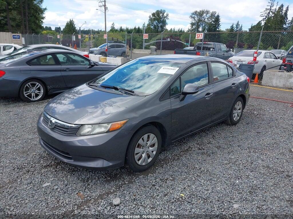 19XFB2F51CE017419 2012 HONDA CIVIC photo no. 2