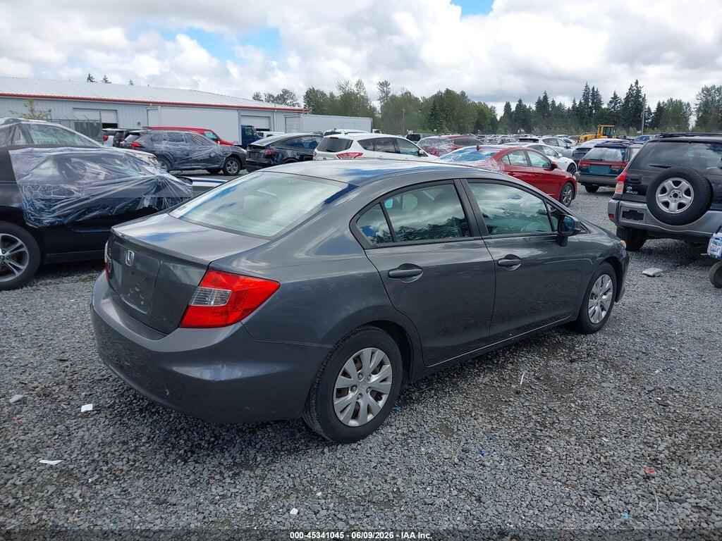19XFB2F51CE017419 2012 HONDA CIVIC photo no. 4