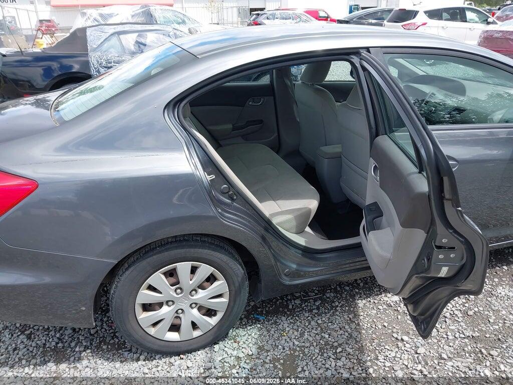 19XFB2F51CE017419 2012 HONDA CIVIC photo no. 8