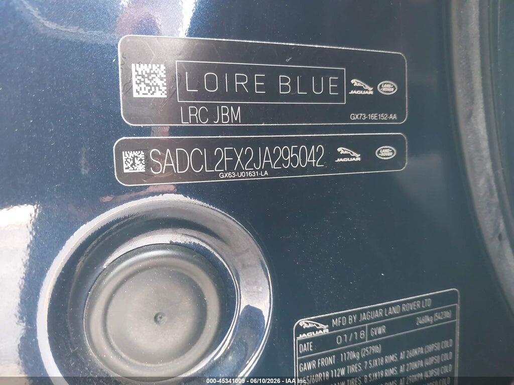 SADCL2FX2JA295042 2018 JAGUAR F-PACE photo no. 9