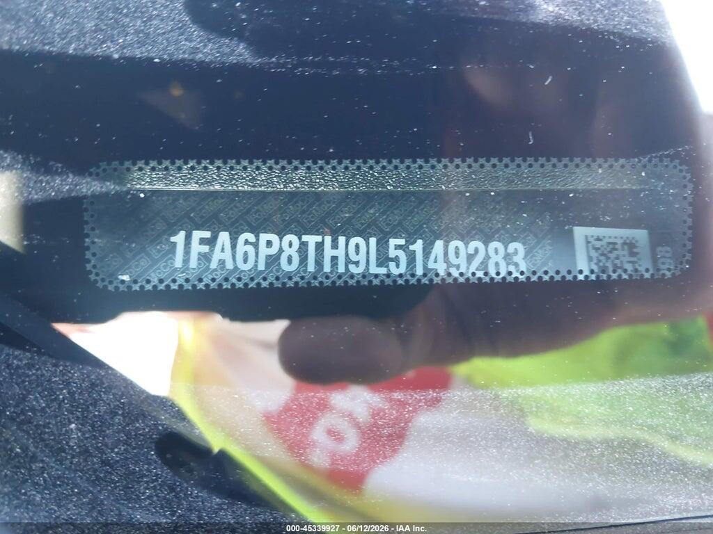 1FA6P8TH9L5149283 2020 FORD MUSTANG photo no. 9