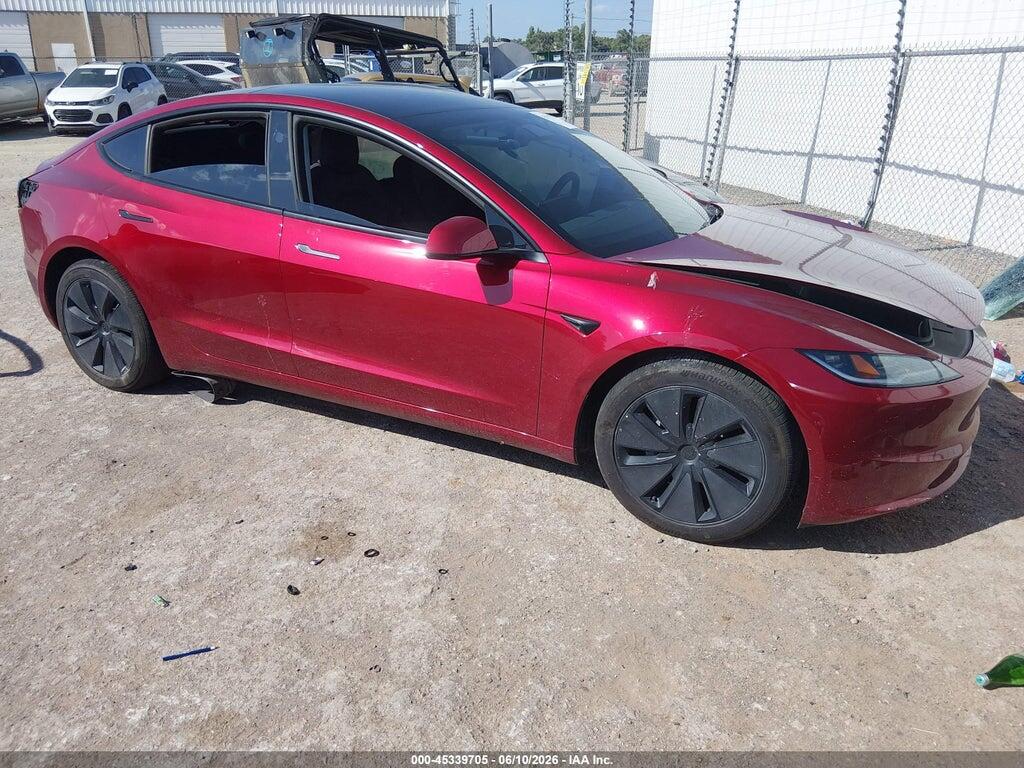 5YJ3E1EB4SF021811 2025 TESLA MODEL 3 photo no. 1