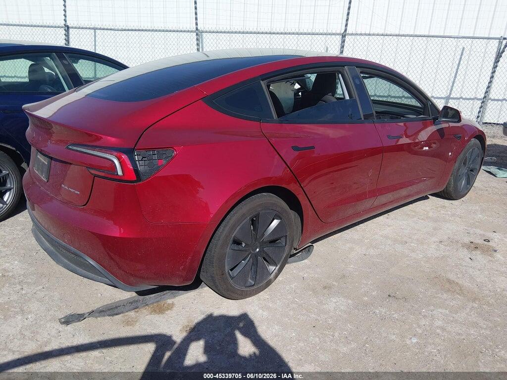 5YJ3E1EB4SF021811 2025 TESLA MODEL 3 photo no. 4