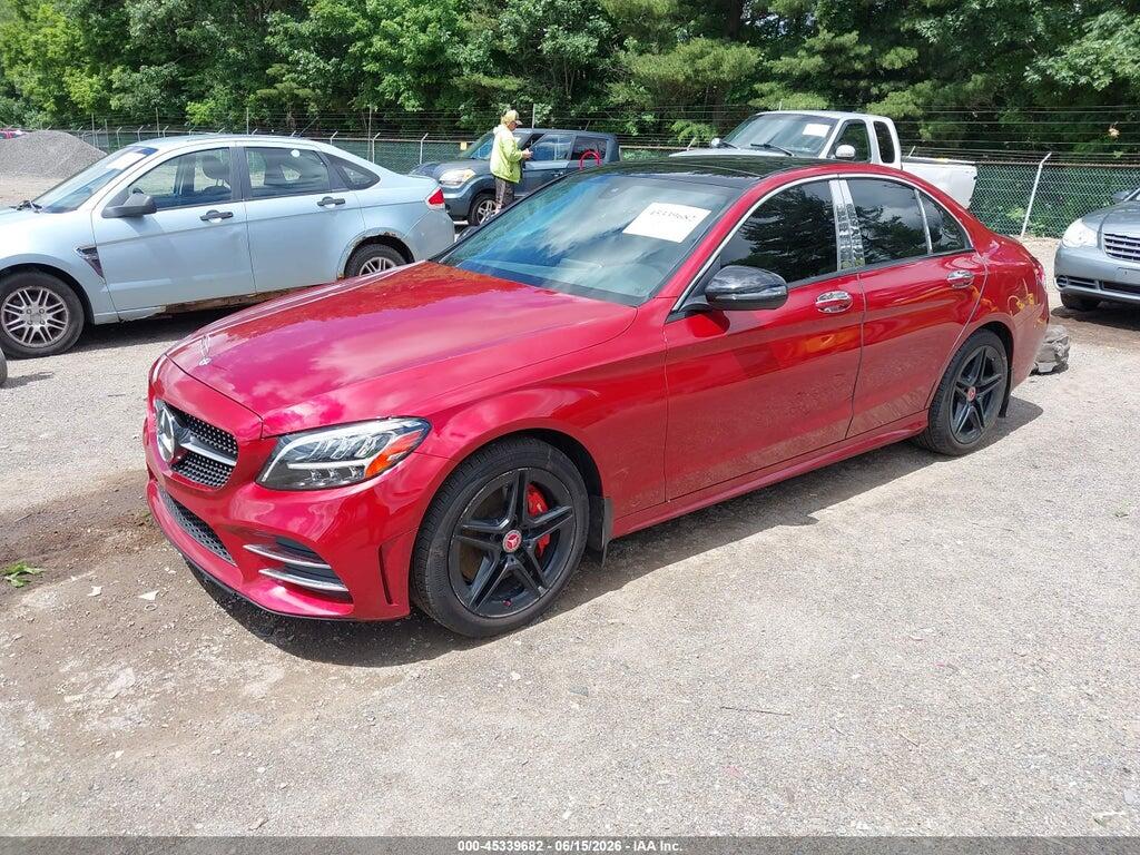 WDDWF8EB9LR562096 2020 MERCEDES-BENZ C 300 photo no. 2