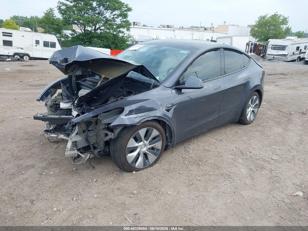 7SAYGDEE0NF457042 2022 TESLA MODEL Y photo no. 2