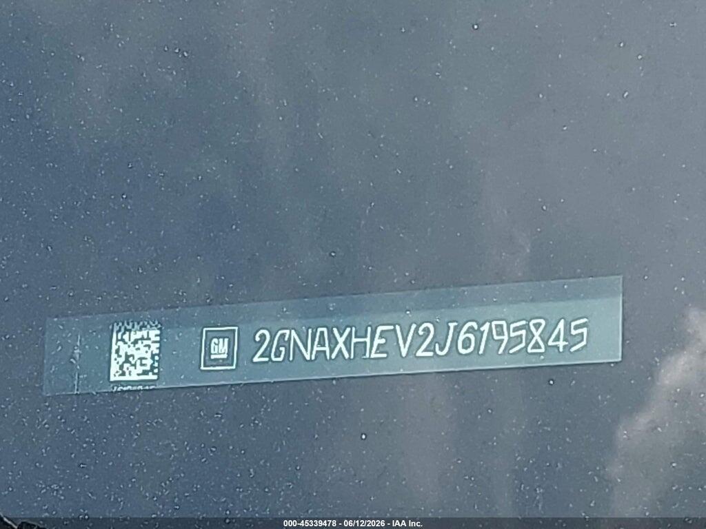 2GNAXHEV2J6195845 2018 CHEVROLET EQUINOX photo no. 9