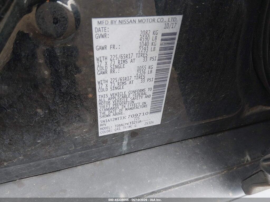 5N1AT2MT3JC709710 2018 NISSAN ROGUE photo no. 9
