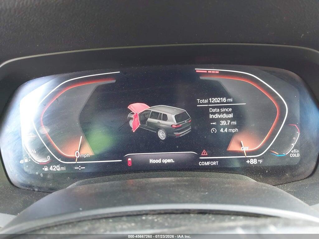 5UXCW2C57KLB43867 2019 BMW X7 photo no. 7