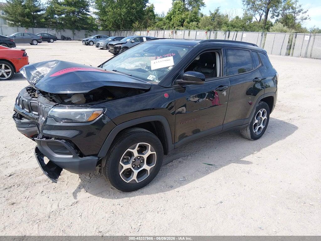 3C4NJDDB8NT191795 2022 JEEP COMPASS photo no. 2